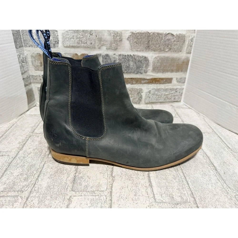John Fluevog Mens Chelsea Boots Size 12.5 Leather